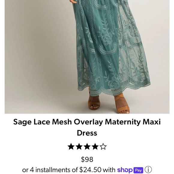 Pinkblush Maternity Dress - Picture 3 of 7